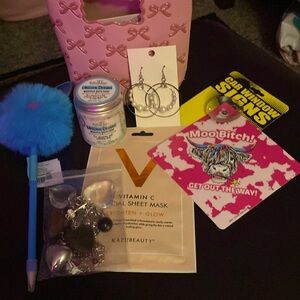 Colorful Glitter Tote Gift Bundle